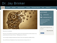Tablet Screenshot of drjaybrinker.com